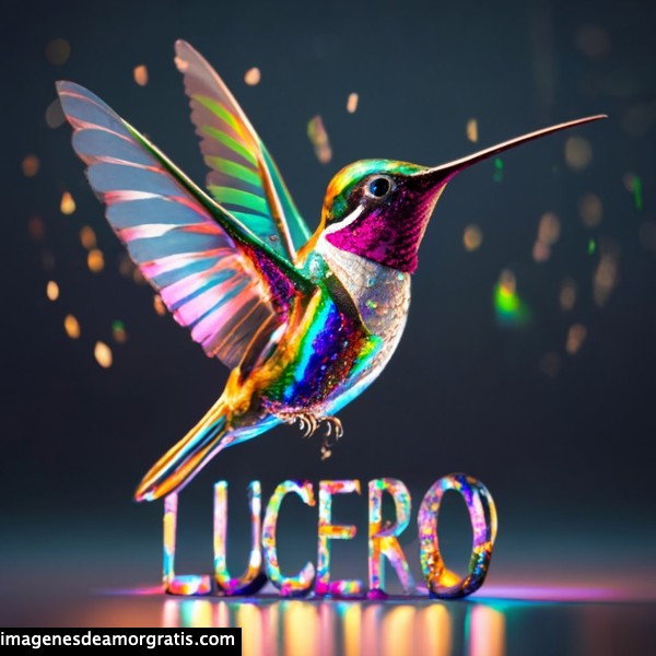 imagenes nombres 3d colibrí lucero