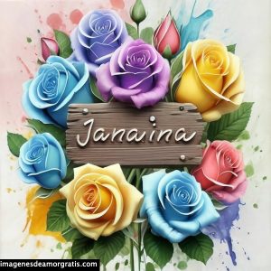 imagenes con nombre 3d flores de colores gratis janaina