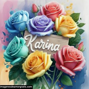 imagenes con nombre 3d flores de colores gratis karina