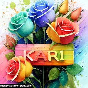 imagenes con nombre 3d flores de colores gratis kari