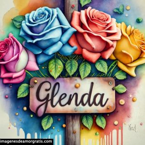 imagenes con nombre 3d flores de colores gratis glenda
