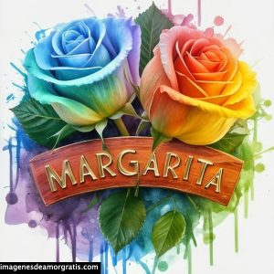 imagenes con nombre 3d flores de colores gratis margarita
