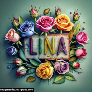 imagenes con nombre 3d flores de colores gratis lina