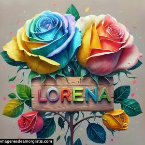 imagenes con nombre 3d flores de colores gratis lorena