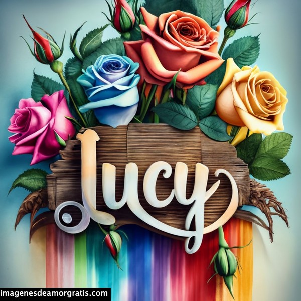 imagenes con nombre 3d flores de colores gratis lucy