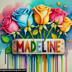 imagenes con nombre 3d flores de colores gratis madeline