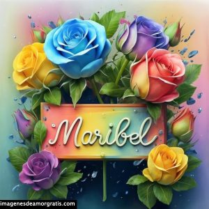 imagenes con nombre 3d flores de colores gratis maribel