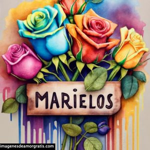 imagenes con nombre 3d flores de colores gratis marielos