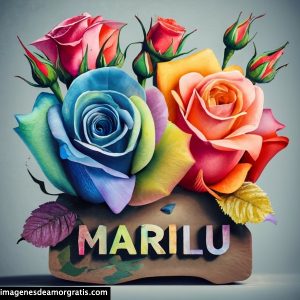imagenes con nombre 3d flores de colores gratis marilu