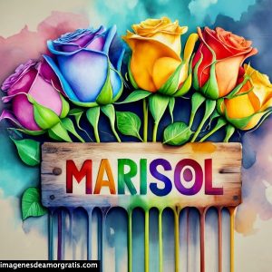 imagenes con nombre 3d flores de colores gratis marisol