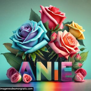 imagenes con nombre 3d flores de colores gratis anie