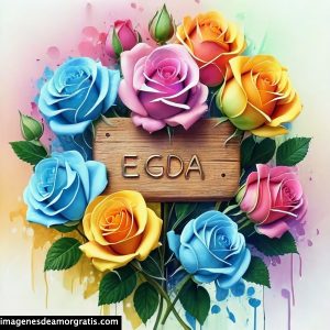 imagenes con nombre 3d flores de colores gratis egda